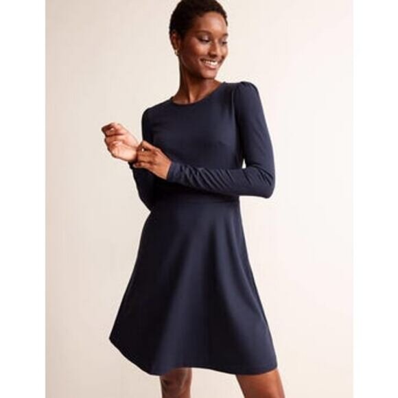 Boden Sabrina Ponte Dress in Navy Size 2 - Picture 1 of 7